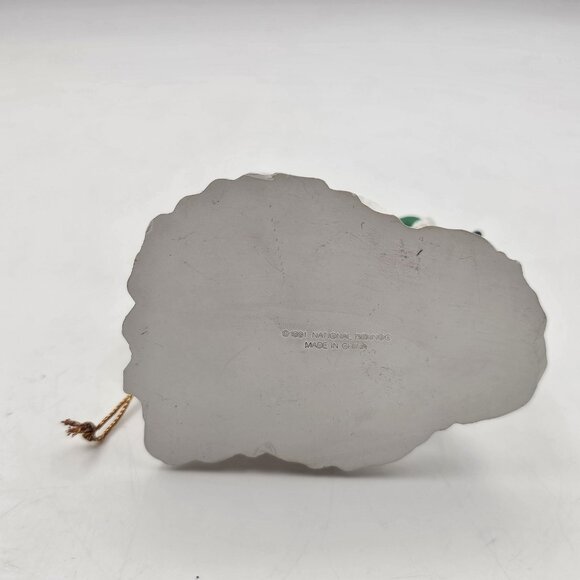 Rennoc A Christmas Charmers Lets Sing A Cheery Chorus Bear Ornament 1st Ed 1991 - Picture 5 of 7